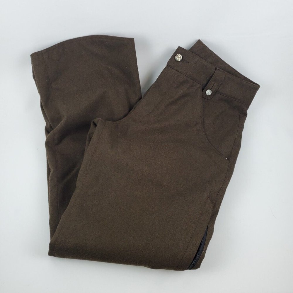 ORAGE GALLERY Womens Pr1ME Outerwear Technology Snowboard Ski Brown Pants Size L